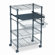 Mayline Group Multipurposeose Wire Cart, Three Shelves, 23-1/2 x 15 x 37-1/2, Black