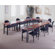 Mayline Group Conclave: 67" x 24" Crescent Meeting/Training Table