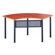 Mayline Group Encounter: 67" x 24" Crescent Meeting/Training Table