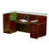 Mayline Group Napoli 87" W Reception Desk with 2 Pedestals