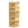 Mayline Group Aberdeen 5-Shelf Quarter Round Bookcase