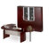 Mayline Group Napoli L-Shape Desk Office Suite