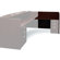 Mayline Group Mira 42" H X 48" W Reception Station Return
