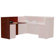 Mayline Group Luminary 42" H X 48" W Reception Station Return