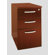 Mayline Group Napoli Pedestal File, 15-1/4W X24D X 27-1/2H, Sierra Cherry