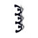 Menu Jakob Wagner 6 Bottle Wall Mounted Wine Rack