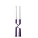 Menu Powder-Lacquered Steel Double Candlestick
