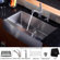 Kraus Farmhouse 36" Kitchen Sink with Faucet and Soap Dispenser