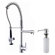 Kraus Three Handle Single Hole Bar Faucet with Soap Dispenser and Pull Out Sprayer
