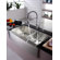 Kraus Farmhouse 36" Double Bowl Kitchen Sink with Faucet and Soap Dispenser