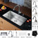 Kraus 32" Undermount Single Bowl Kitchen Sink with 14.9" Faucet and Soap Dispenser