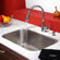 Kraus 30 inch Undermount Single Bowl Stainless Steel Kitchen Sink with Chrome Kitchen Faucet and Soap Dispenser