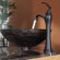 Kraus Copper Illusion Glass Vessel Sink and Ventus Faucet