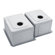 Kraus 32 inch Undermount 50/50 Double Bowl Kitchen Sink