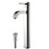 Kraus Ceramic 6" x 15.7" Round Sink in White with Ramus Single Lever Faucet
