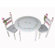 Dexton Kids Princess Rose Kids' 3 Piece Table and Chair Set