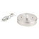 Lights Up! Round Canopy in Brushed Nickel