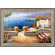 Hokku Designs Path to Ocean Hand Painted Oil Canvas Art with Frame