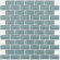 Shaw Floors Glass Essentials Blocks Accent Tile in Waterline