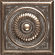 Shaw Floors Metal Scudo Insert 2" Tile Accent in Bronze