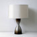 Babette Holland Baby Belle Table Lamp in Charcoal Mocha Fade with Pebble Shade