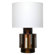 Babette Holland Michelle Table Lamp with White Linen Shade in Adobe Shadow