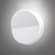 Vibia Beta Round Wall Sconce in Soft White Lacquer