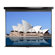 Elite Screens Manual Pull Down MaxWhite 80" Projection Screen in Black Case