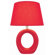 Lite Source Bellona  Table Lamp in Red Ceramic