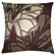 Koko Company Flora 20 x 20 Pillow in Brown/Eggplant