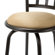 American Heritage Madera Stool in Coco with Camel Microfiber