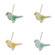 Thomas Paul Gift Items / Holiday Tweeter Ornament Set