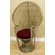 Hospitality Rattan Peacock Buri Fabric Arm Chair