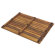 Infinita Corporation Le Spa Teak Floor and Shower Mat