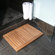 Infinita Corporation Le Spa Rectangular Floor Mat with Rounded Corners in Natural