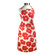 MU Kitchen MUincotton 27" x 35" Full Apron in Red Poppy
