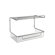 Smedbo Sideline Guest Towel Basket in Polished Chrome