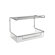 Smedbo Sideline Guest Towel Basket in Polished Chrome