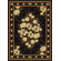 United Weavers of America China Garden Sugar Magnolia Black Rug