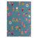 Dynamic Rugs Fantasia Alphabet Blue Kids Rug