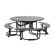 KI Uniframe Table with Split Bench Seats
