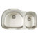 Artisan Sinks Premium Series Double Bowl Big D Rectangle Undermount Sink