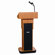 AmpliVox Sound Systems Executive Adjustable Sound Lectern, Column, 24w x 17-1/2d x 36-44h, Medium Oak                                               
