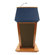 AmpliVox Sound Systems Patriot Lectern in Natural Walnut