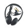 AmpliVox Sound Systems Personal Multimedia Stereo Headphones with Volume Control, Black                                                             