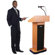 AmpliVox Sound Systems Executive Sound Column Lectern