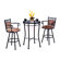 Tempo Winston Swivel Bar Height Pub Set