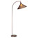 Cal Lighting Arc Floor Lamp with Mica Shade in Rust
