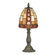 Dale Tiffany Baroque Accent Table Lamp in Antique Brass