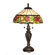 Dale Tiffany Rose Floral 2 Light Table Lamp